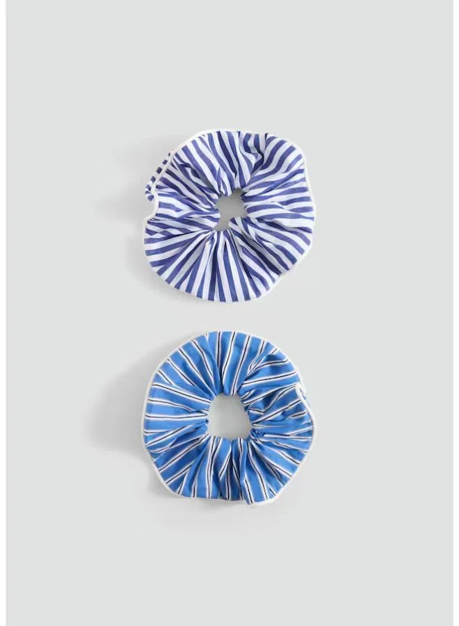 مانجو طقم ربطات شعر بطبعة (قطعتين)